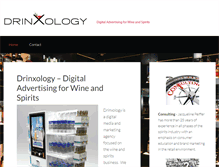 Tablet Screenshot of drinxology.com